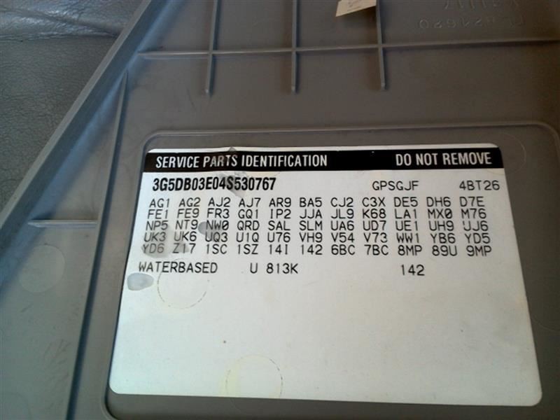 Cruise Control Module Left Hand Firewall Fits 01-05 Aztek 3239262