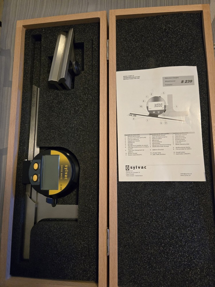 Sylvac Protractor S239