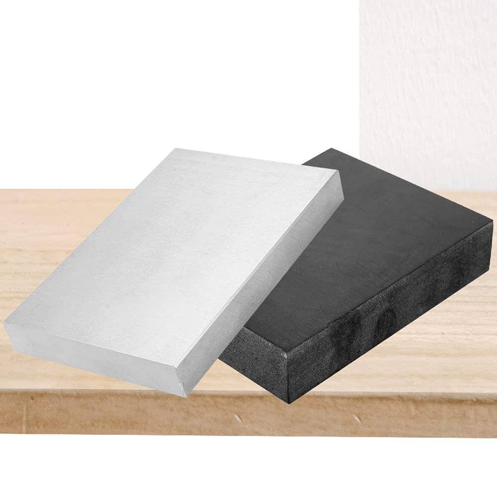 CHENTEC Steel Rubber Work Bench Blocks Set 4x6 inches