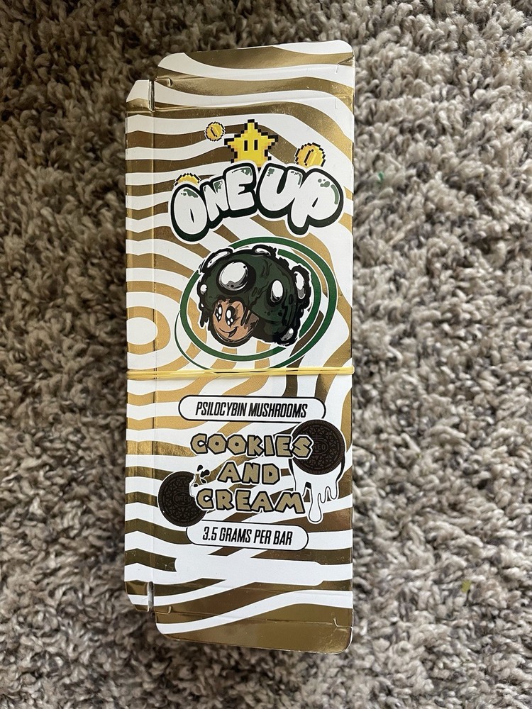 One Up Cookies N Cream Chocolate Packaging