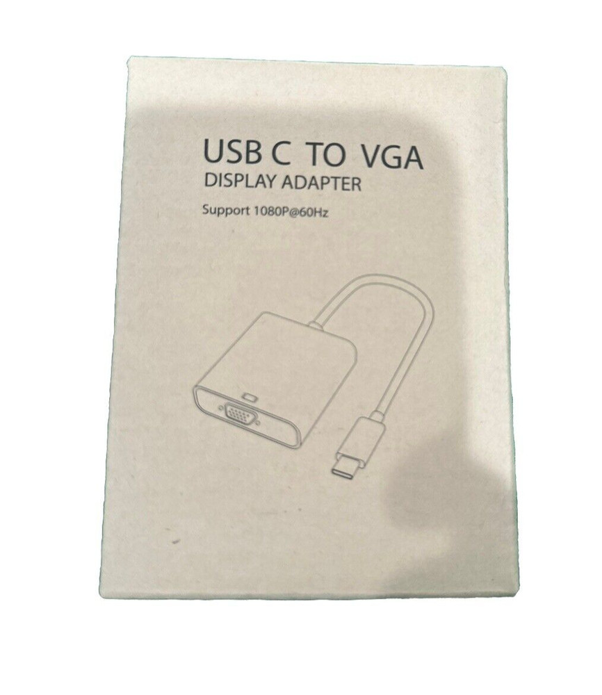 USB C To VGA Display Adapter