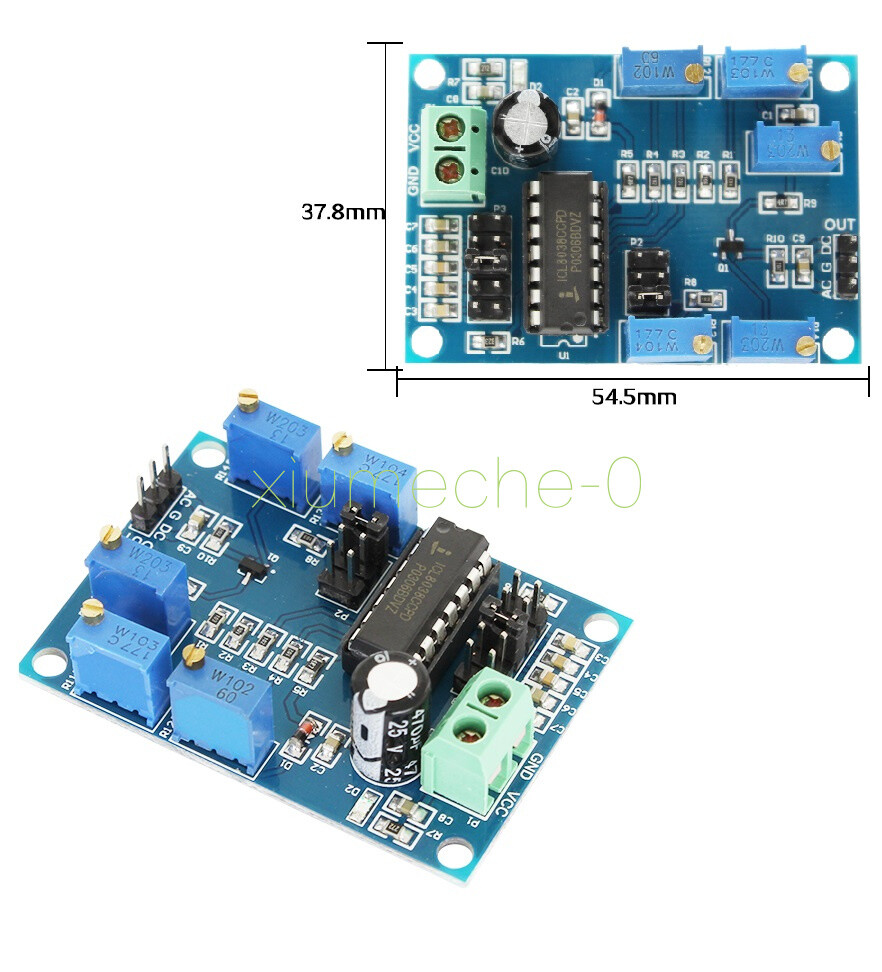 ICL8038 Medium/Low Frequency Waveform Signal Generator Sine Wave Signal Source M