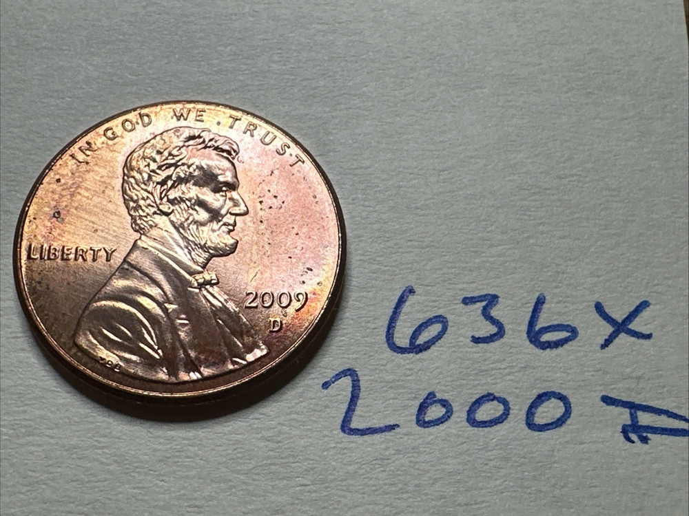 2009 D Lincoln Commemorative Cent Penny 636X