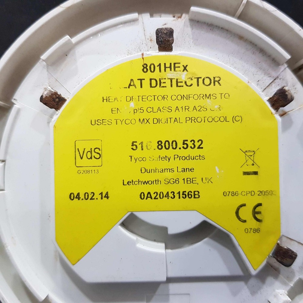 TYCO 801HEX HEAT DETECTOR 516.800.532
