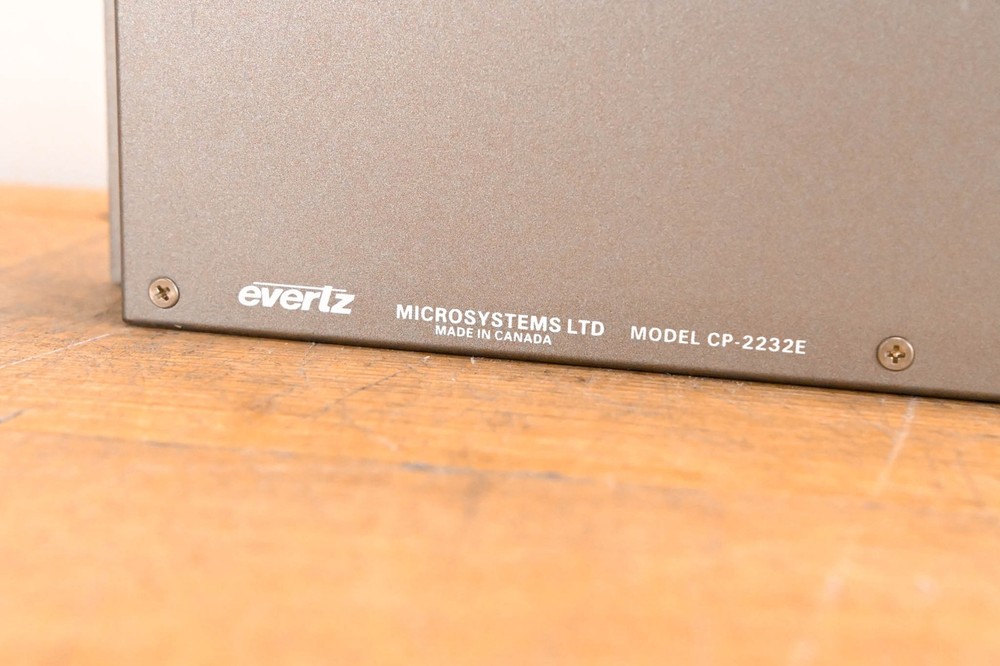 Evertz CP-2232E Advanced System Control Panel w/ 32 LCD Buttons (NO PSU) CG01V7D