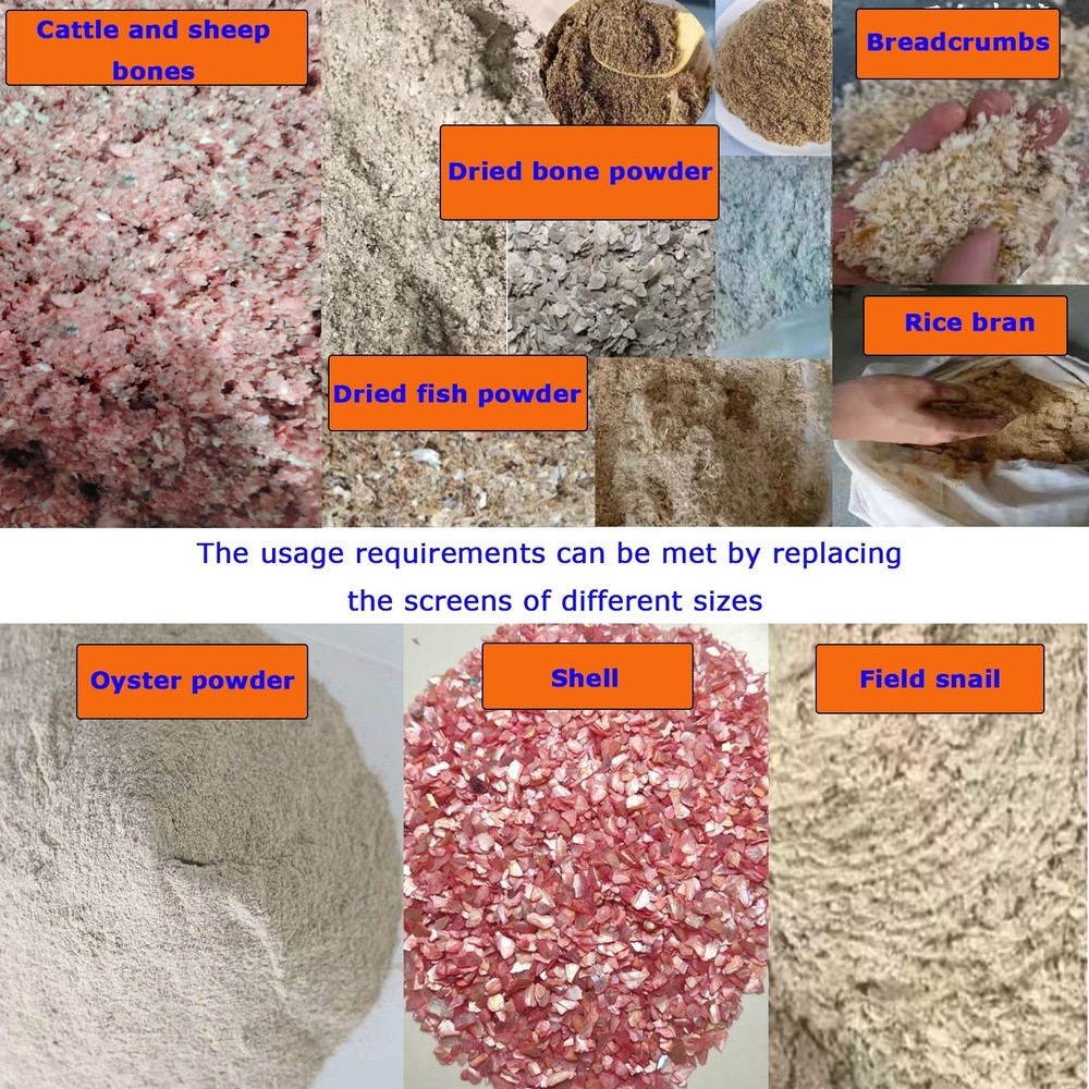 220V Kitchen Waste Beef Sheep Bone Crusher Machine Kitchen Waste Disposer