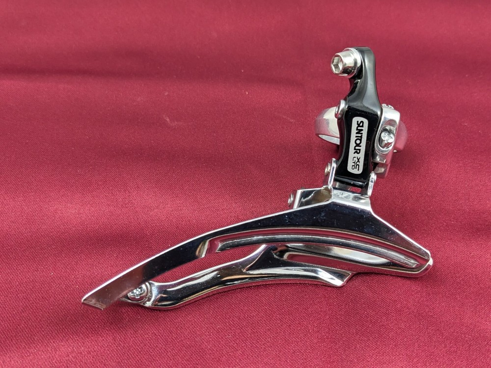 Suntour XC LTD Triple Front Derailleur 35 Clamp Bottom Pull NOS