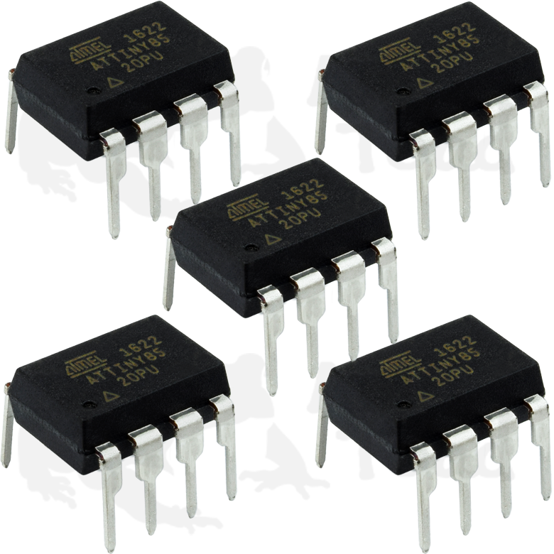 Atmel ATTiny85 with or without 8 Pin DIP Socket