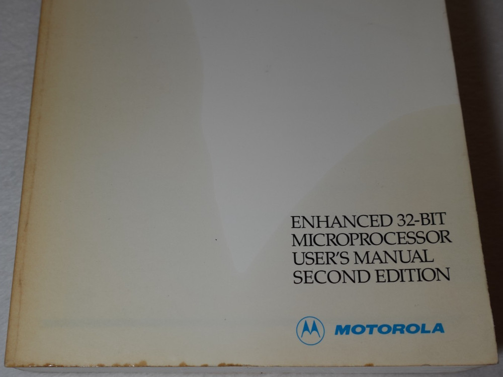 Motorola MC68030 Enhanced 32-Bit Microprocessor User's Manual 2nd Edition