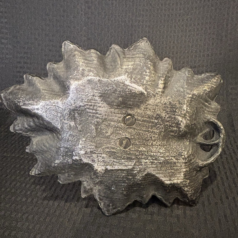 Vintage Cast Iron Squirrel Nutcracker Leaf Grape Base Heavy Mechanical Tool