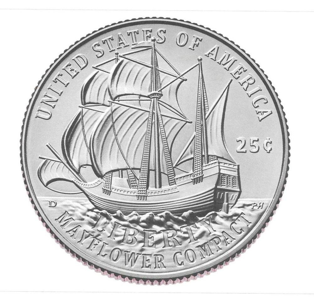 2026 P&D SEMIQUINCENTENNIAL QUARTERS - MAYFLOWER COMPACT - UNC.