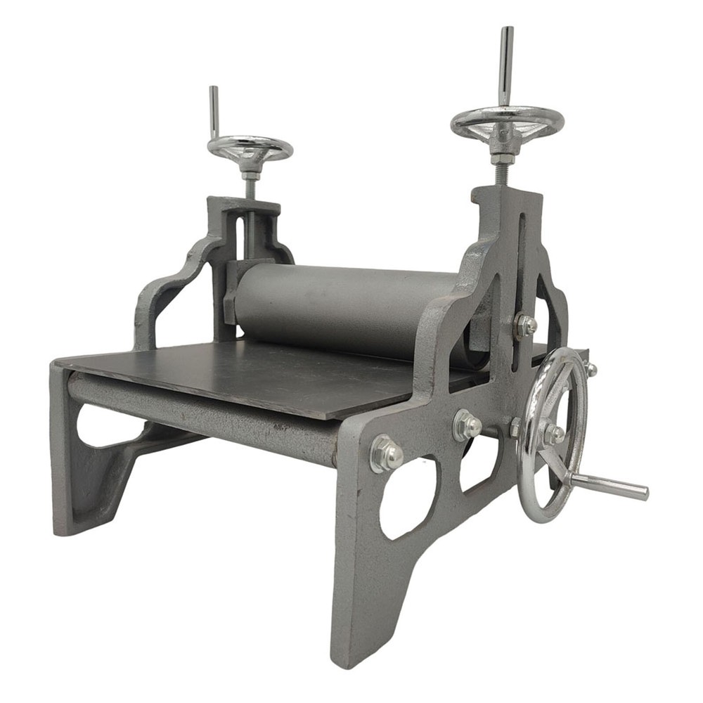Used Printmaking Machine Adjustable Slab Roller Engraving Press Printmaker