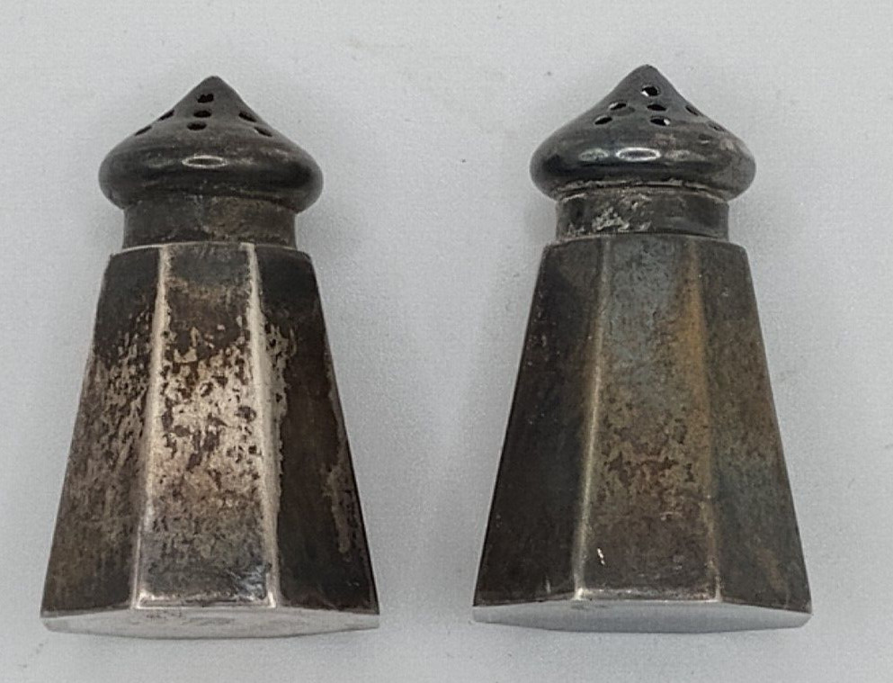 Webster Company Sterling Silver Salt & Pepper Set #2
