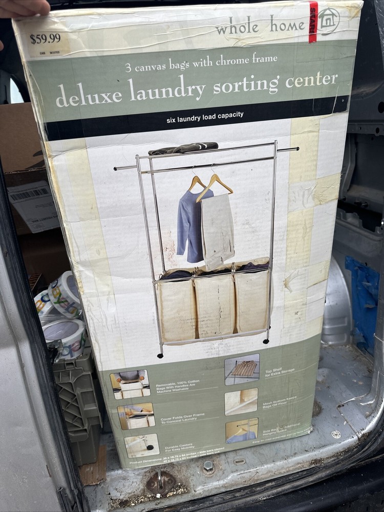 Laundry Sorting Station New! Whole Home Vintage