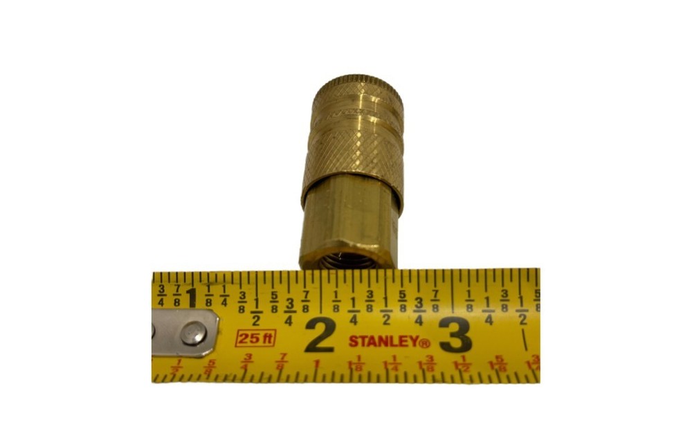 MSC PNEUMATIC HOSE COUPLING THREAD BRASS LOT OF 2