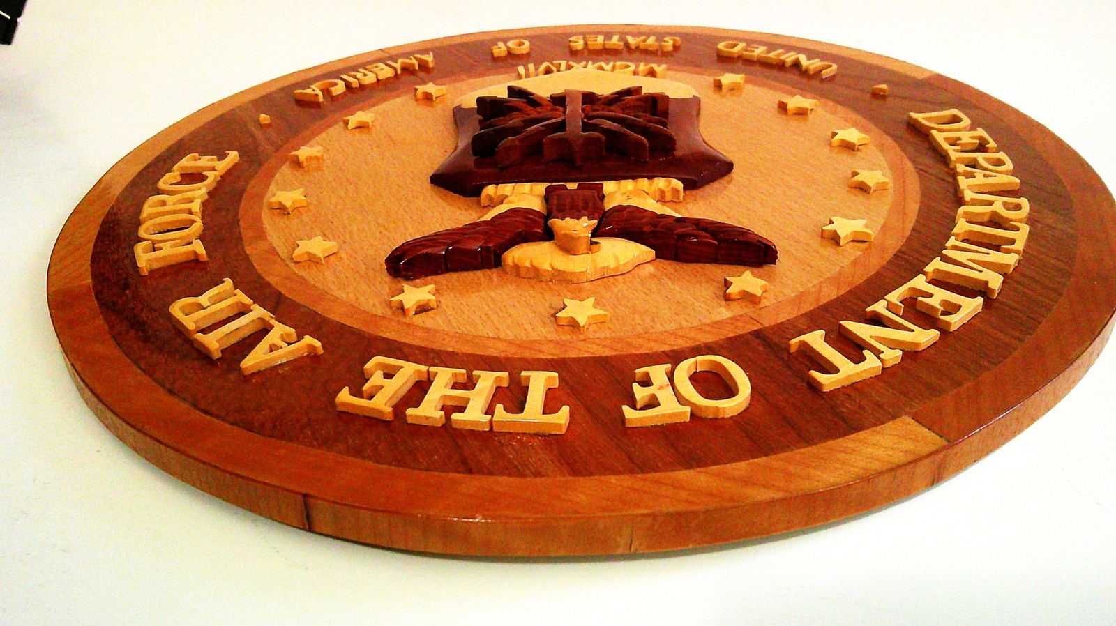 United States Air Force Wooden Military Wall Plaque 11.5"