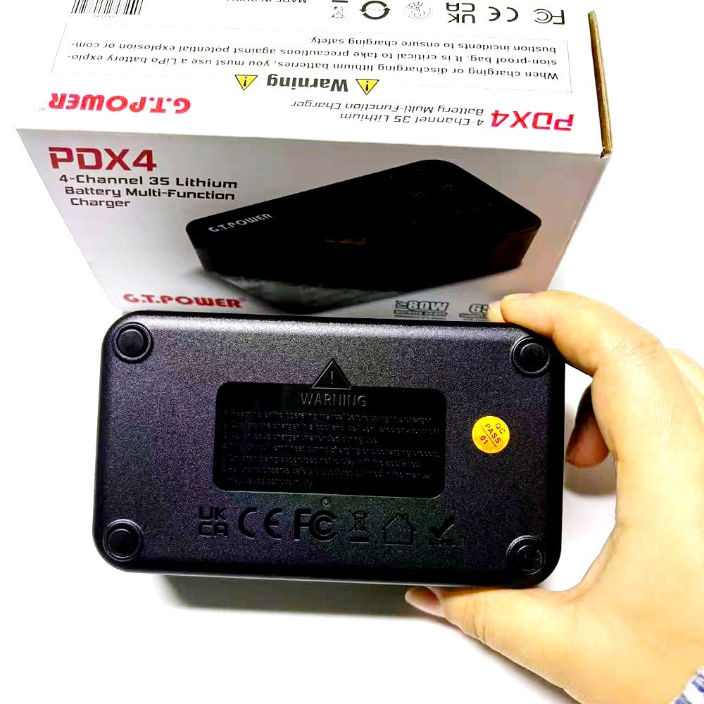 GT Power PDX4 1S 2S 3S LiPo Multi-Function Battery Balance Charger for RC Model