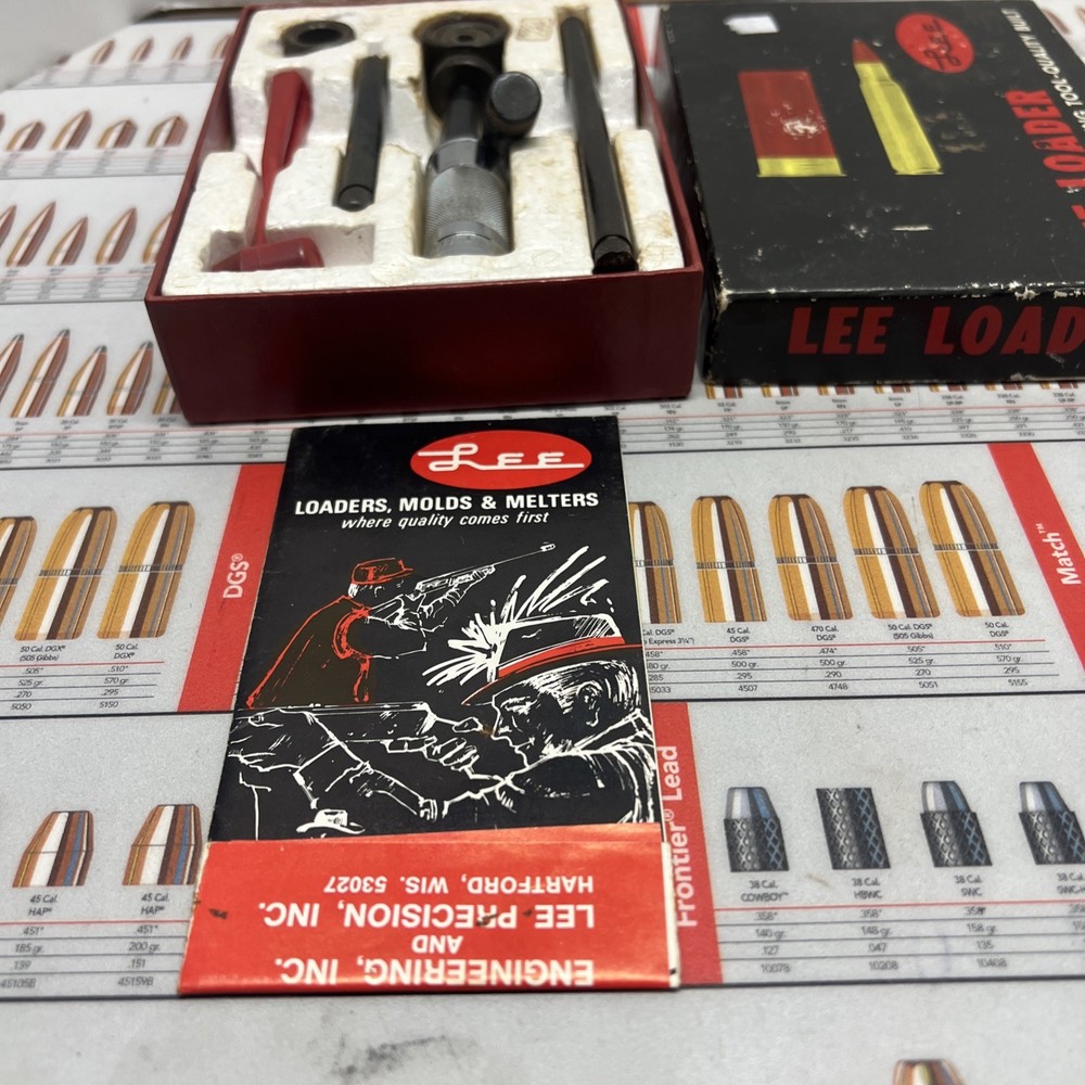 VINTAGE LEE LOADER PISTOL RELOADING  TOOL 44 MAG & FLARING TOOL