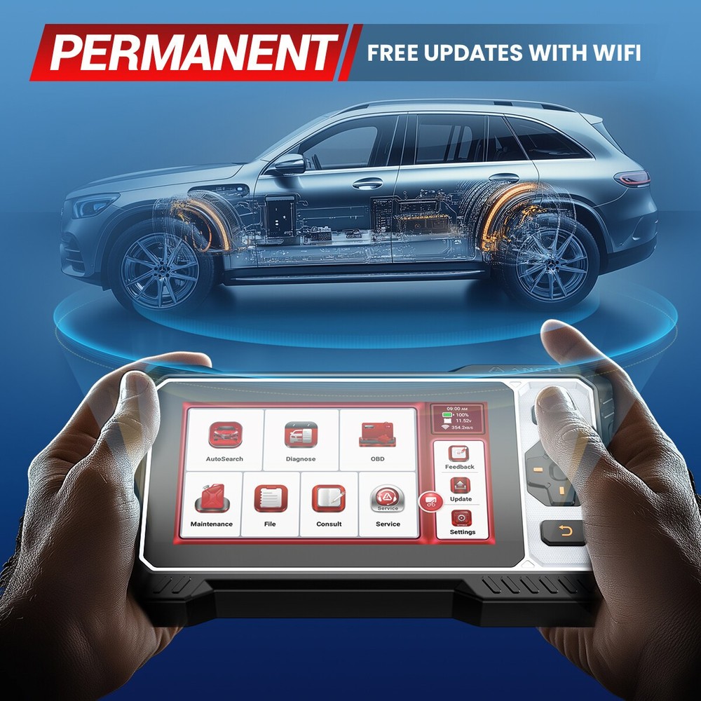 All System Car Diagnostic Bi-directional CAN FD OBD2 Auto Scanner Code Reader