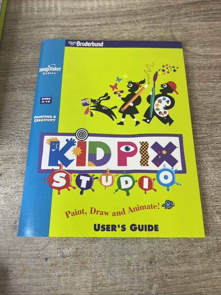 KID PIX Studio Big Box - Image Maker Edition - Rare!