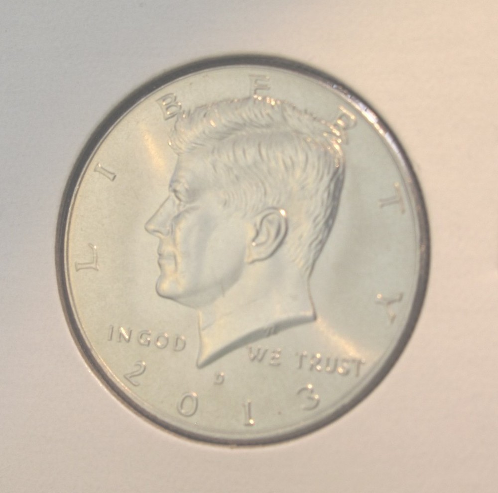 2013-D KENNEDY HALF DOLLAR UNCIRCULATED FROM US MINT ROLLS