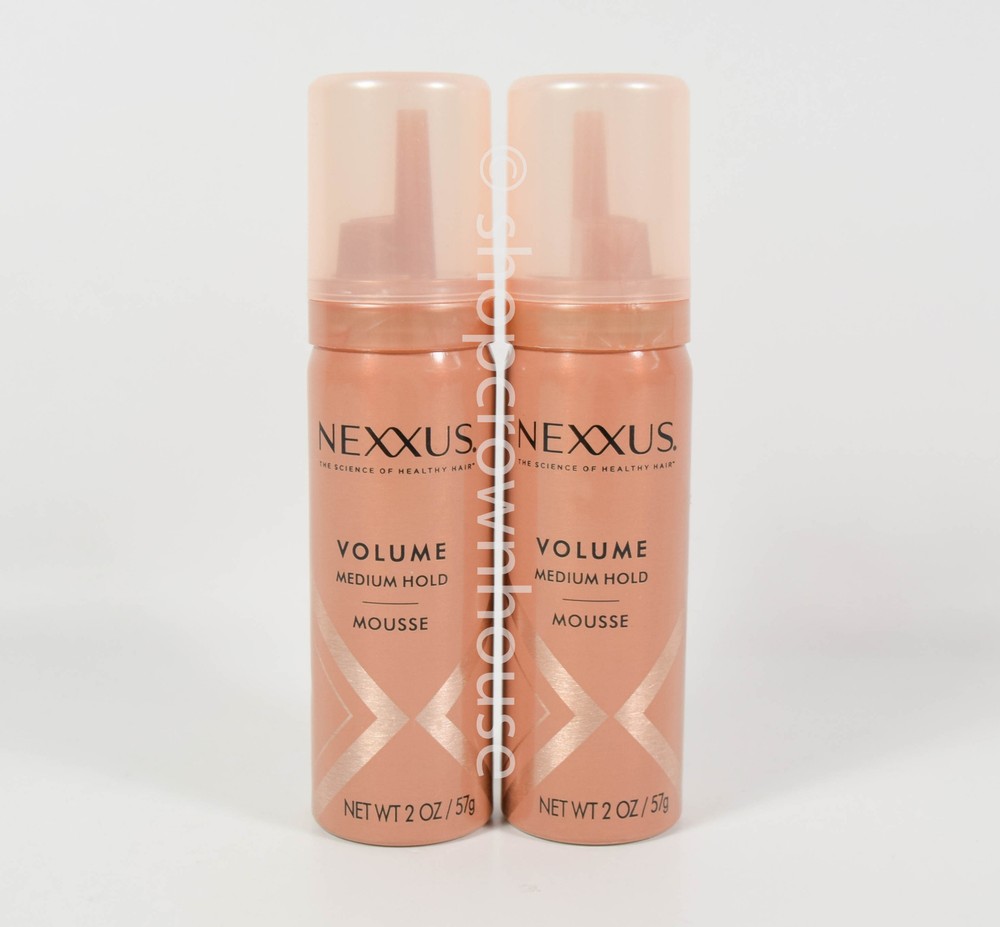 2 Nexxus Volume Medium Hold Light & Airy Mousse 2 Oz.