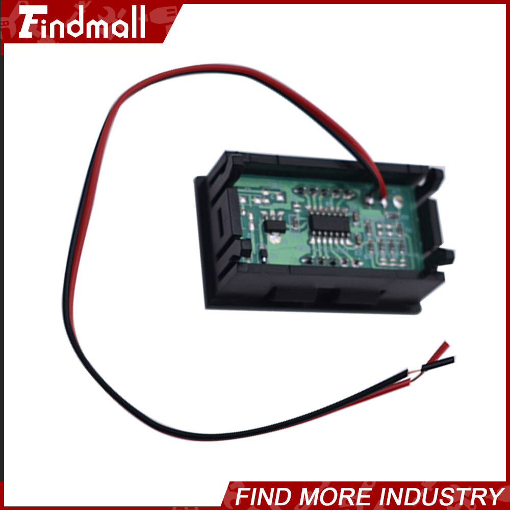 3× DC 4.5-30V Blue LED 3Digital Display Voltage Meter Voltmeter Panel Motorcycle