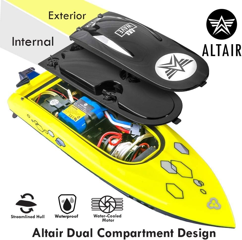 Altair AA101 Wave RC Remote Control Boat for Pools & Lakes