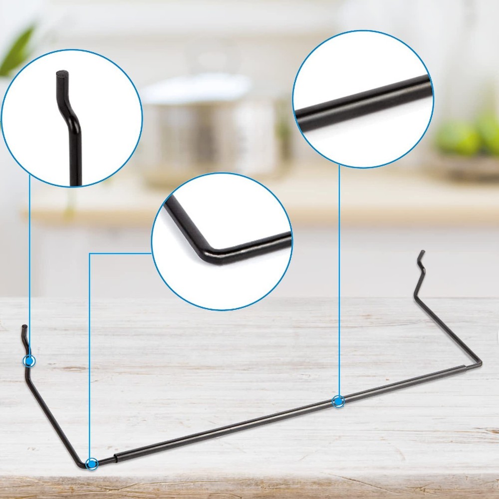 2 Pack Pegboard Towel Holder for Kitchen Workshop Garage Pegboard Accessories