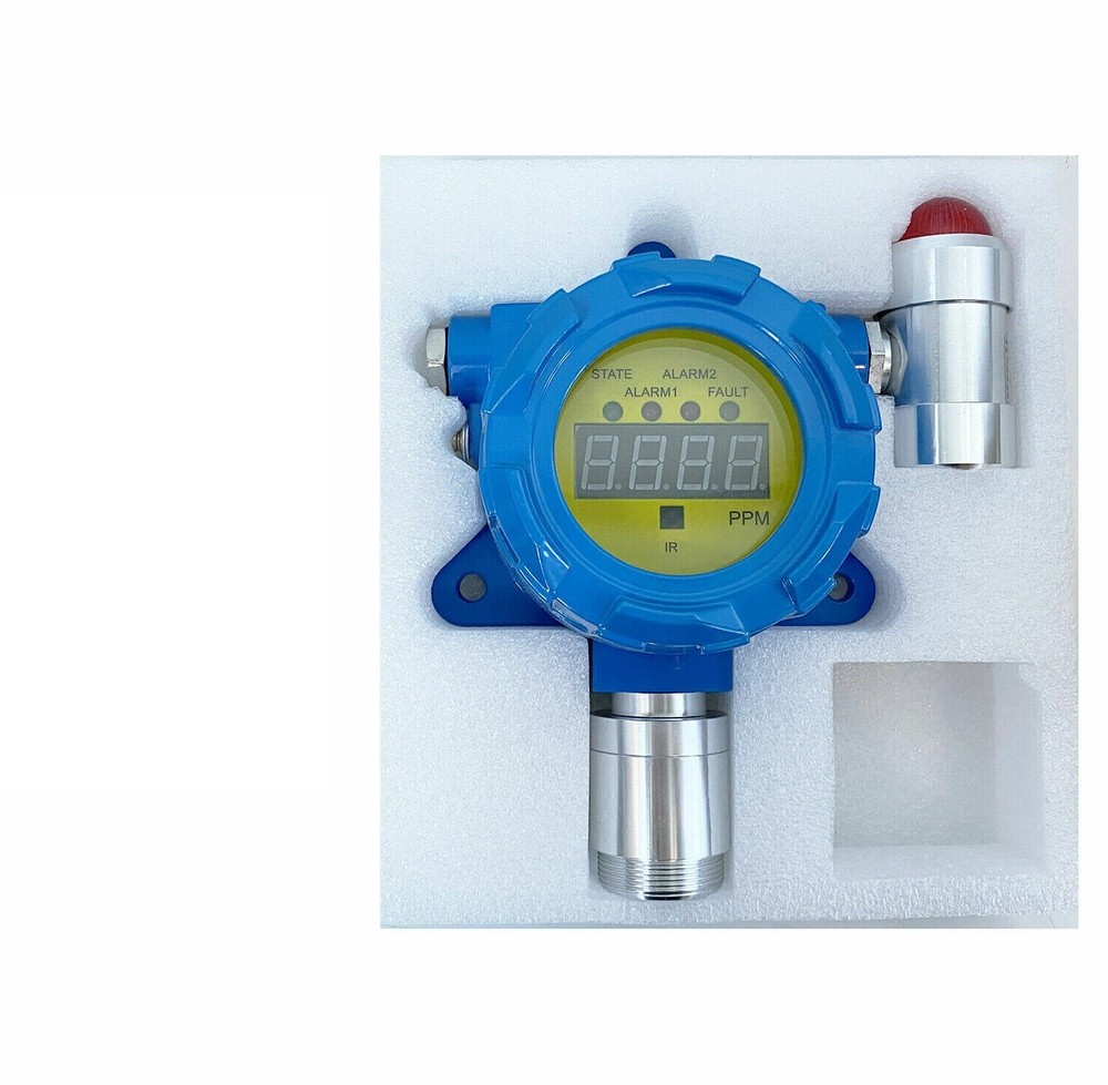 H2S hydrogen sulfide analyzer detector transmitter 0-100ppm output 4-20 mA