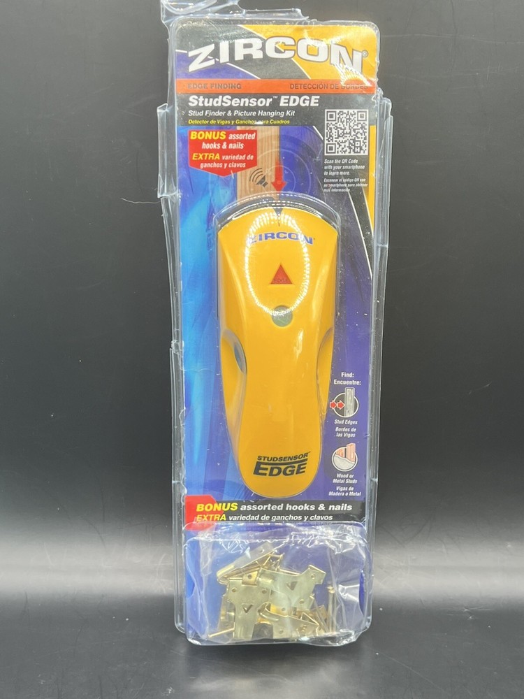 Zircon StudSensor EDGE- Edge Finding Electronic Stud Finder w/hooks & nails