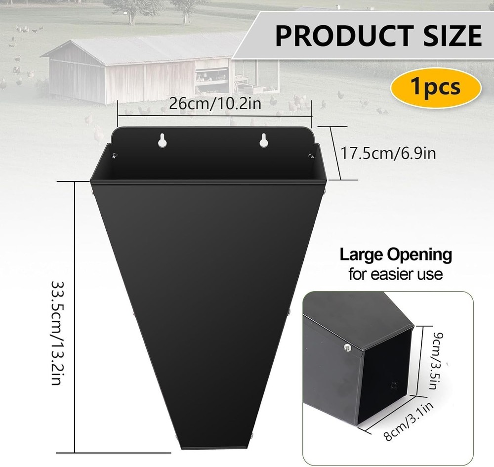 Rust-Resistant Medium Chicken Cone - Steel for Safe Poultry Processing