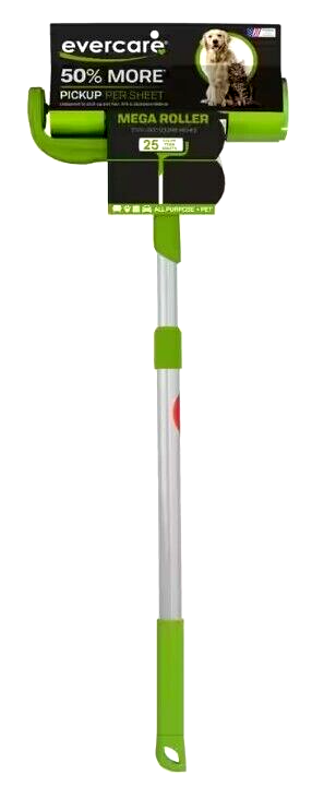 Evercare Pet Mega Roller with Extendable handle & 25-Sheets
