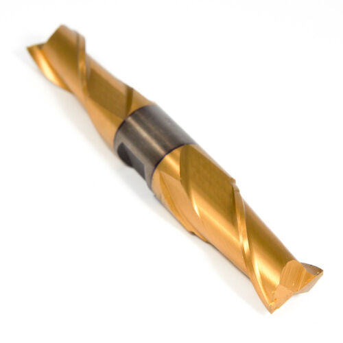 Square Double End Mill 11/16" 2FL TiN 722-2068