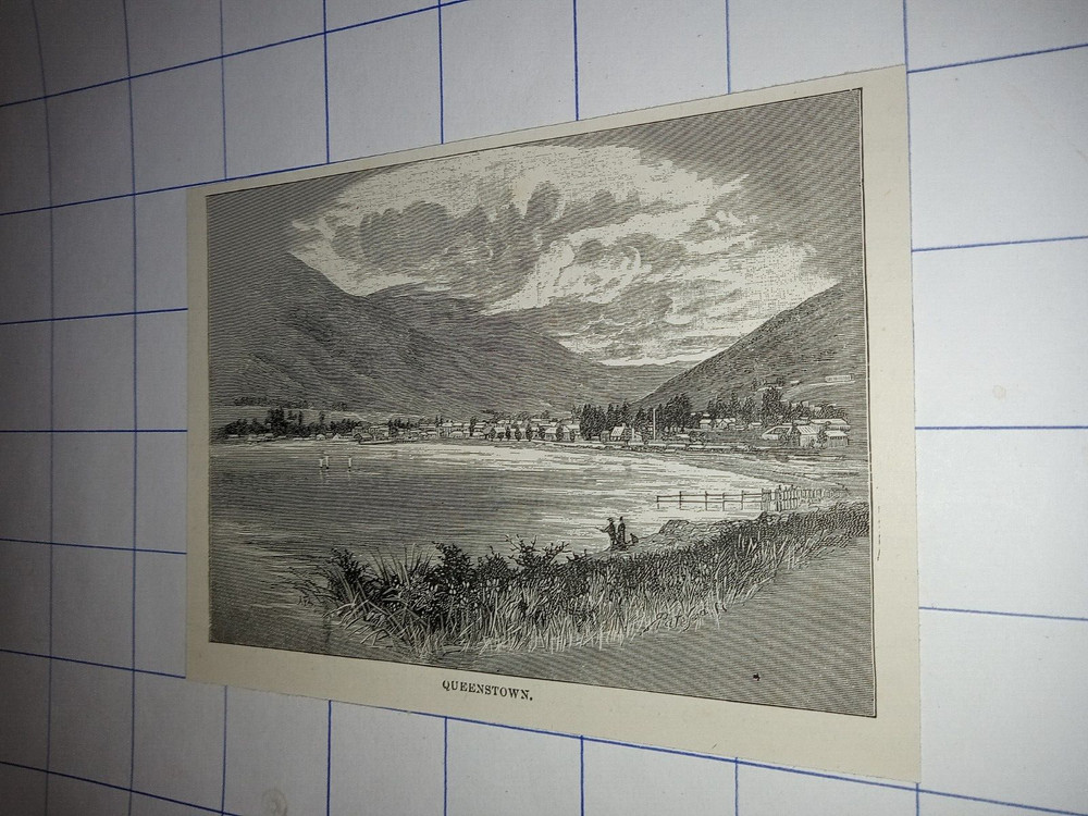 Queenstown view scene 1890