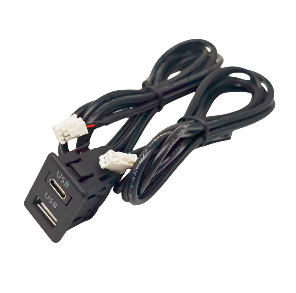 Car Panel Interface Extension Cable Adapter For Aftermarket Head Unit USB Port