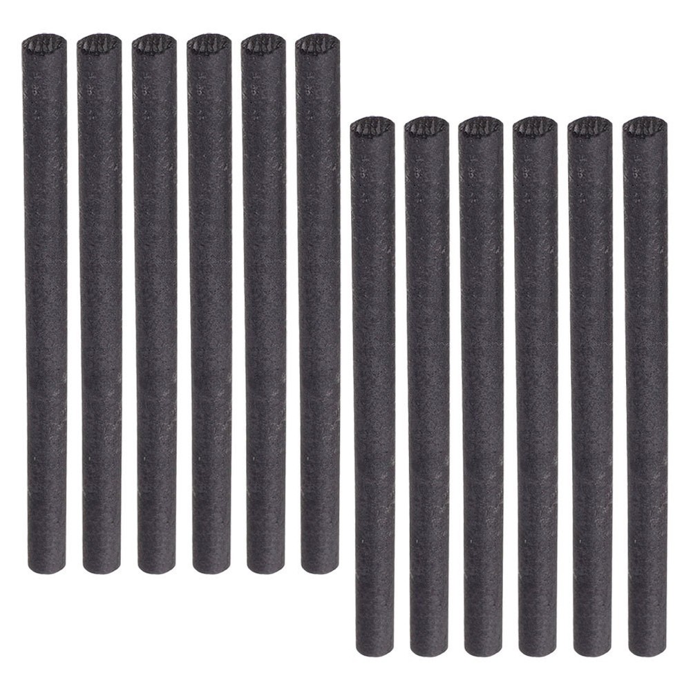 12Pcs Graphite Stirring Rod Diameter for Melting Crucible Use