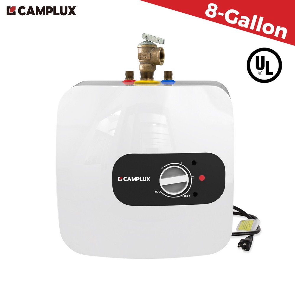 Mini Tank 8-Gal Electric Water Heater 120V Corded 1440W for Kitchen Under Sink