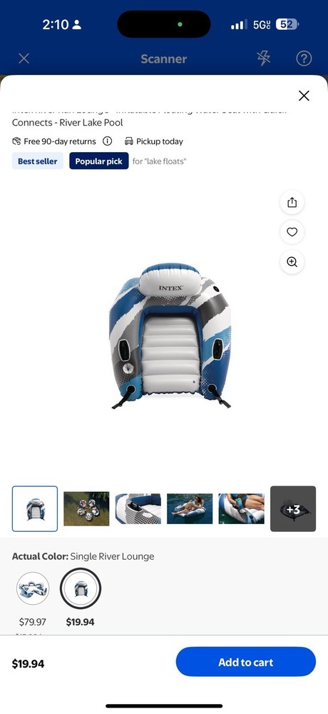 Intex River Longue One