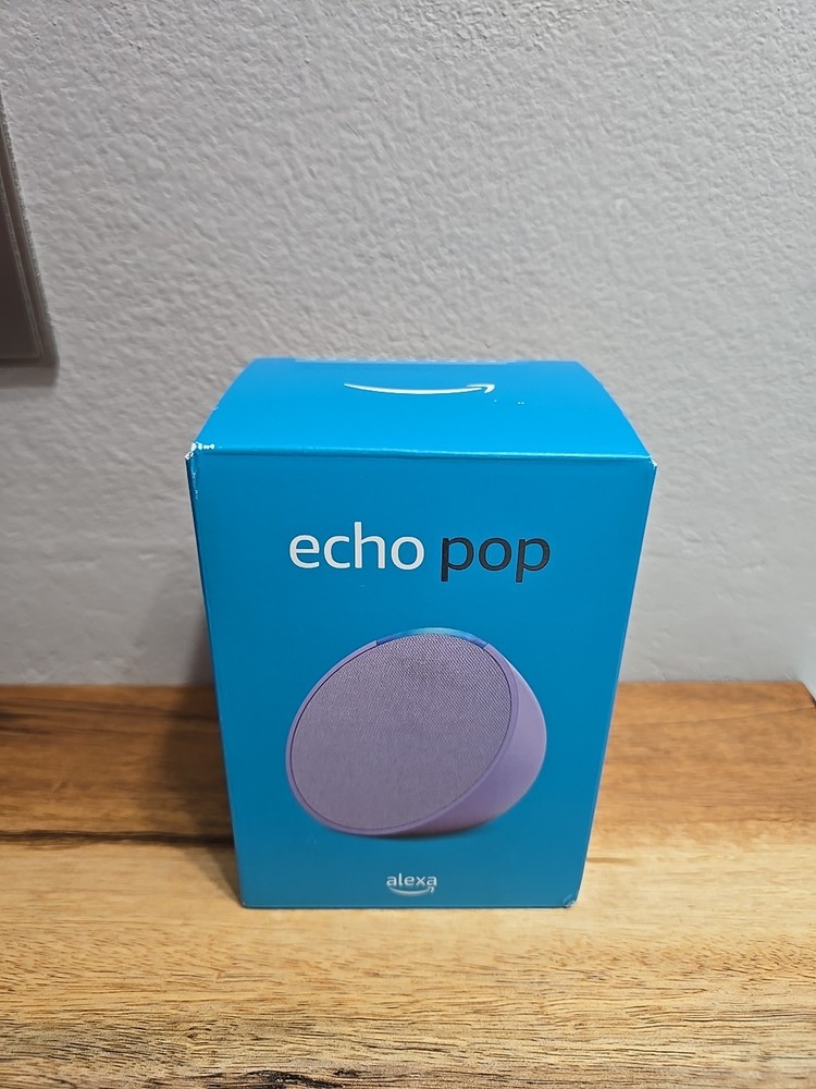 Amazon Echo Pop Smart Speaker - Lavender Bloom New In Box!