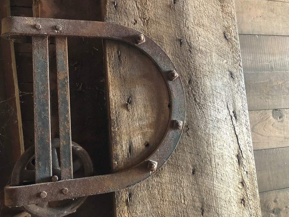 Reclaimed barn door
