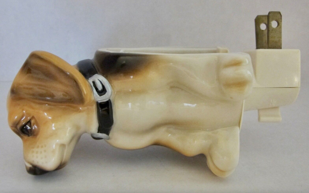 Beagle Dog Ceramic Night Light -5"Tall 3" Wide