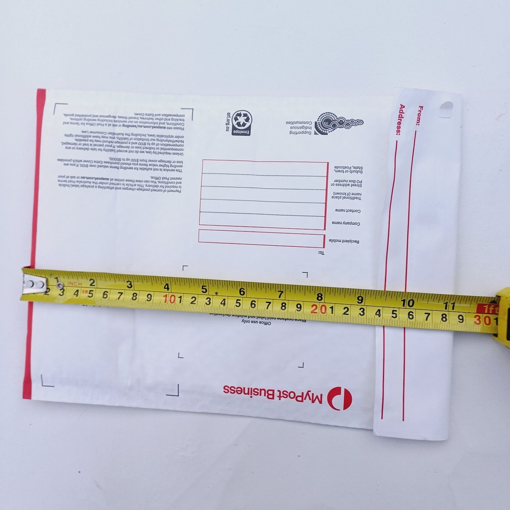 10x Australia Post Extra Small Flat Rate Padded Mailer Austpost No Postage