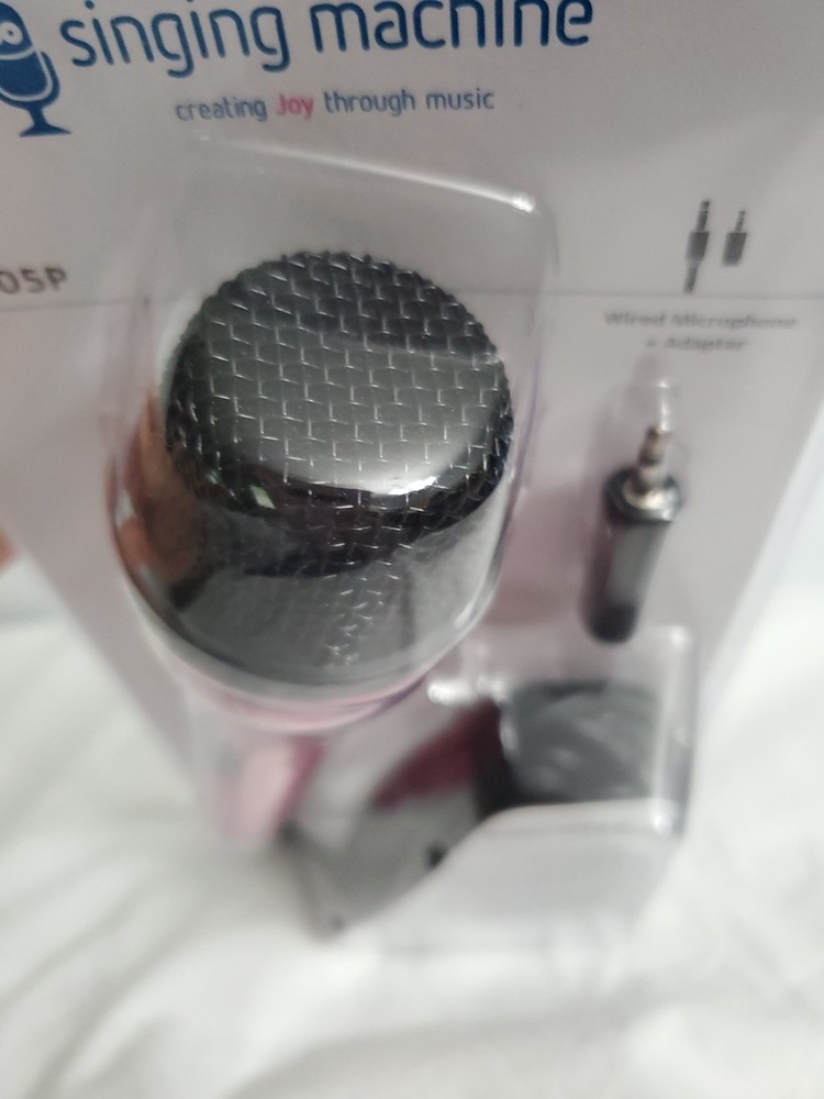 Singing Machine Unidirectional Dynamic Microphone SMM205P Pink