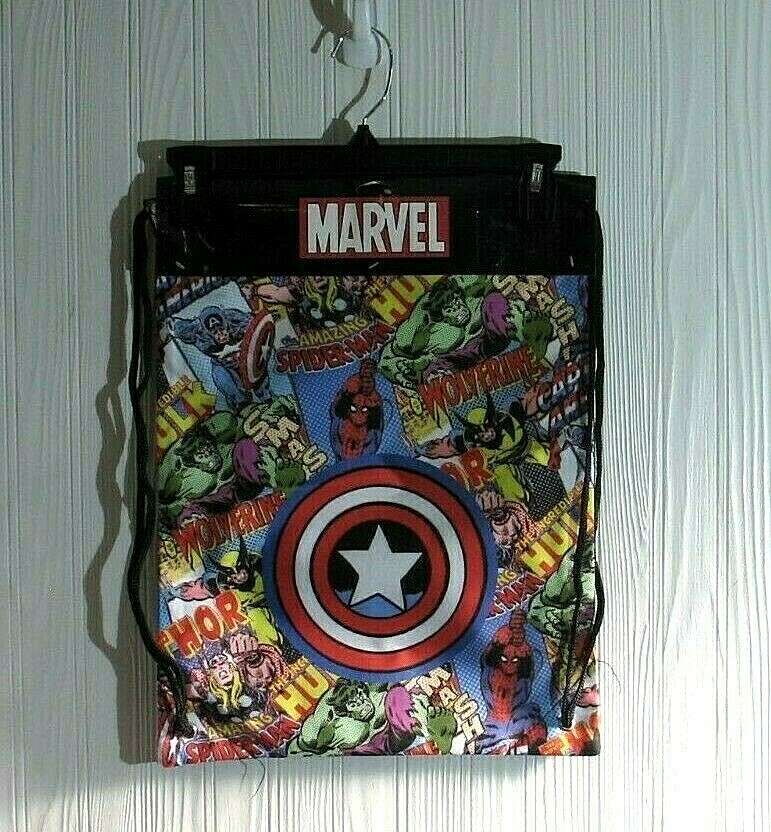 DC Comics Captain America Drawstring Cinch Bag NEW