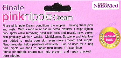 2 x FINALE PINK NIPPLE CREAM NATURAL SOFT WITHIN 4 WEEKS