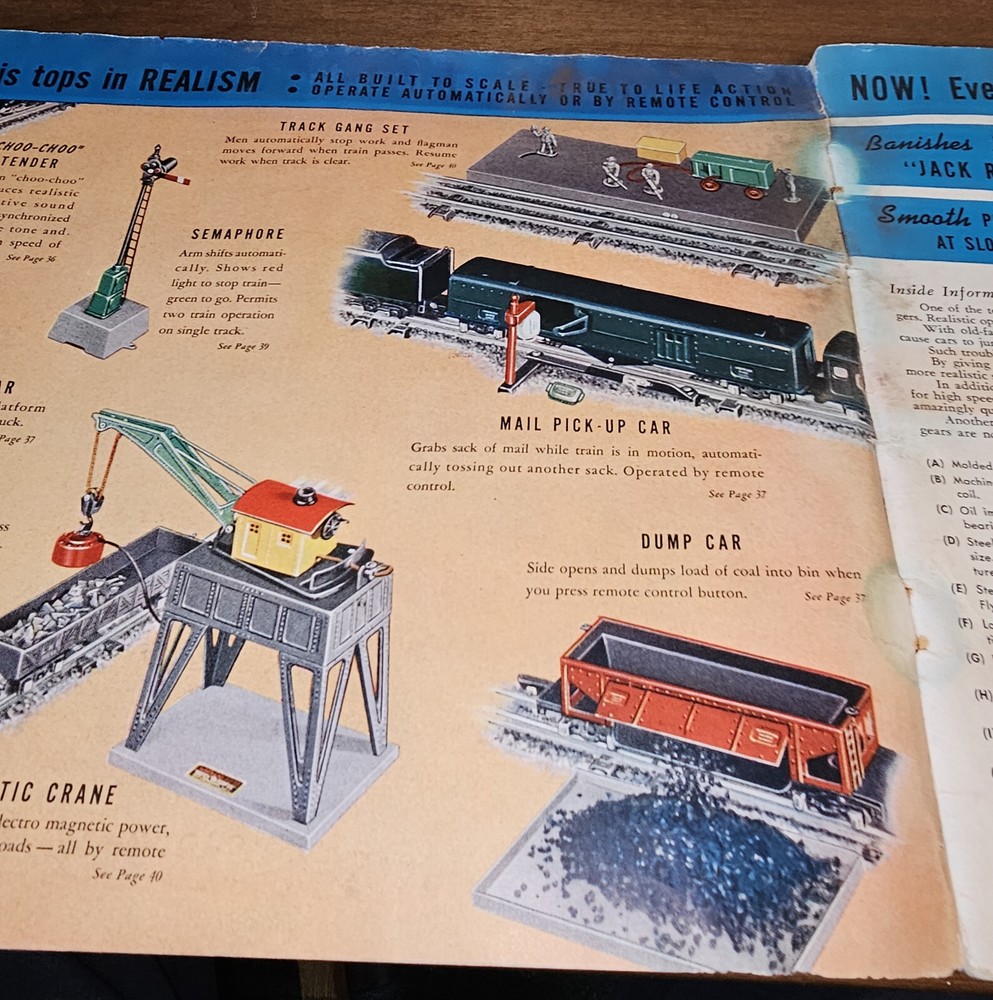 1950s American Flyer by Gilbert Model Railroad Catalog
