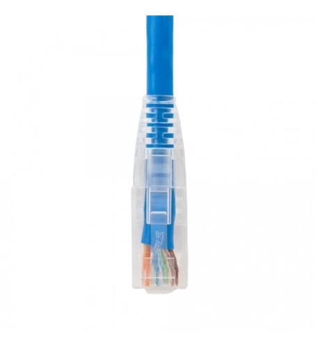 Icc ICPCSP03BL Patch Cord, Cat5e, Clear Boot, 3' Blue