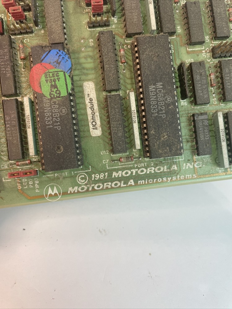 MOTOROLA MVME410 DUAL PARALLEL INTERFACE MODULE 1981