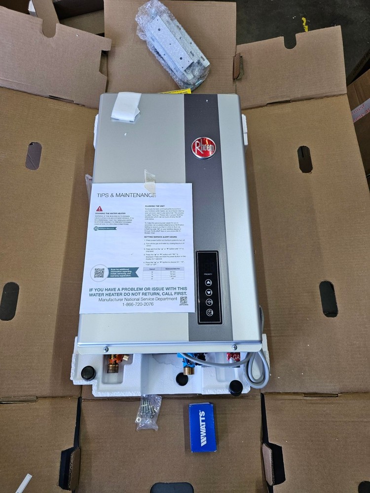 Rheem Natural Gas Indoor SMART Tankless Water Heater 9.5 GPM ECO200DVELN-3